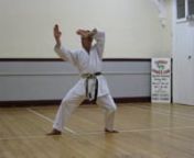Sensei Ray Alsop (5th Dan and Chief Instructor at Torbay Karate Club) performs the Shotokan Karate Kata: Heian Yondan. This kata is performed at Green Belt (6th Kyu) level when grading to Purple Belt (5th Kyu). This demonstration is at a slowed pace to help students learn each individual movement.