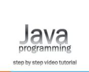 Buy the full video at http://www.patrickvideos.comnLearn Java &amp; Object Oriented programming using this easy to follow, step-by-step video tutorial designed for fast learning.nThis tutorial is aimed at beginnersna) Planning a career in Javanb) College students in Java 101nc) High School students preparing for the AP Computer Science A exam.nNo prior programming experience required.