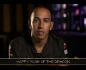 A short snippet from Mr Lewis Hamilton, wishing everybody Gong Hei Fatt Choi.