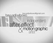 A brief compilation of my works during working as a motion graphic designer @ Alwatan TV Kuwait.nn00:00nPromo for