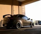 While ProForm under goes some major revamps, check out video footage of Larry Carson&#39;s Evo X:nn2011 Lancer Evo X GSR - Phantom BlacknETS 3.5