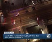 Phoenix police are investigating a hit and run crash that killed a pedestrian Friday night near 51st Avenue and Indian School Road.