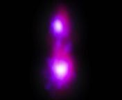 For the first time, NASA Chandra X-ray telescope has been used to discover a pair of black holes in dwarf galaxies that are on a collision course. The Chandra team explains.&#60;br/&#62;&#60;br/&#62;Credit: NASA/CXC/A. Hobart