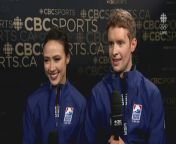 2024 Madison Chock & Evan Bates Worlds Post-FD Interview (1080p) - Canadian Television Coverage from glenn maxwell bating