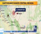 US Geological Service has recorded a 5.5 earthquake 17km south of Searles Valley, CA at 6:32 p.m.