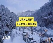 Looking for ideas on where to travel in January? From U.S. destinations that are even better in the winter to countries around the world that will help you escape, or embrace, the cold winter weather, here are AFAR&#39;s top 10 suggestions for where to travel in January.&#60;br/&#62;&#60;br/&#62;To plan your trip, see more details about why we love these destinations in January, along with tips on what to do and where to stay once you&#39;re there: https://rebrand.ly/v2uotwf&#60;br/&#62;&#60;br/&#62;-----&#60;br/&#62;CONNECT WITH AFAR&#60;br/&#62;Afar.com is a digital and print magazine that publishes travel tips, guides, news, and stories: https://www.afar.com&#60;br/&#62;&#60;br/&#62;Get updates on the latest articles, travel news, and more from AFAR by signing up for the AFAR newsletter: https://afar.com/newsletters&#60;br/&#62;&#60;br/&#62;Follow AFAR on Facebook: https://www.facebook.com/AfarMedia&#60;br/&#62;Follow AFAR on Twitter: https://twitter.com/afarmedia&#60;br/&#62;Follow AFAR on Instagram: https://www.instagram.com/afarmedia&#60;br/&#62;Follow AFAR on Pinterest: https://www.pinterest.com/afarmedia&#60;br/&#62;&#60;br/&#62;----&#60;br/&#62;CREDITS&#60;br/&#62;&#60;br/&#62;Claudia Cardia - Video Editor&#60;br/&#62;Jessie Beck - AFAR Producer&#60;br/&#62;Elizabeth See - Designer&#60;br/&#62;Chloe Arrojado - Destinations Editor&#60;br/&#62;&#60;br/&#62;FOOTAGE / PHOTOGRAPHY&#60;br/&#62;iStock