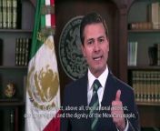 President Enrique Peña Nieto of Mexico blasted President Donald Trump in a video message on Thursday, vowing that “nothing and no one stands above the dignity of Mexico” and adding that the U.S. president’s main gripes were Congress’s problem, not Mexico’s.