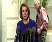Speaker of the House Nancy Pelosi told reporters there is growing pressure to move forward with an impeachment inquiry.