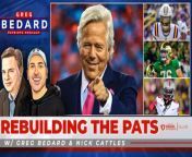 In the latest episode of the Greg Bedard Patriots Podcast with Nick Cattles, Greg and Nick tackle the question: How would you rebuild the Patriots? They delve into whether to focus on building around the quarterback or improving the team overall first. Additionally, they discuss the Brady-Belichick dynamic as portrayed in the new Apple documentary and debate whether Kraft had a better understanding of the market for Bill Belichick when he chose not to seek a trade and instead let him go.&#60;br/&#62;&#60;br/&#62;0:00 Building the team by drafting a QB?&#60;br/&#62;22:07 Brady-Belichick stuff in the Apple doc&#60;br/&#62;35:55 Alex Van Pelt&#39;s comments &#60;br/&#62;42:12 Did Kraft have a better sense of the market for Bill when he declined to seek a trade for him and instead let him go?&#60;br/&#62;&#60;br/&#62;&#60;br/&#62;Check Greg&#39;s Coverage out over at www.bostonsportsjournal.com, for &#36;50 on BSJ&#39;s annual plan. Not only do you get top-notch analysis of all the Boston pro sports, but if you&#39;re a Patriots junkie — and if you&#39;re listening to this podcast, you are — then a membership at BSJ gives you access to a ton of video analysis Bedard does on the coaches film, and direct access to him in weekly chats.&#60;br/&#62;&#60;br/&#62;Get buckets with your first bet on FanDuel, America’s Number One Sportsbook. Because right now, NEW customers get ONE HUNDRED AND FIFTY DOLLARS in BONUS BETS with any winning FIVE DOLLAR BET! That’s A HUNDRED AND FIFTY BUCKS – if your bet wins! Just, visit FanDuel.com/BOSTON and shoot your shot!&#60;br/&#62;&#60;br/&#62;Bet on all your favorite NBA players and teams with:&#60;br/&#62;&#60;br/&#62;● Quick Bets&#60;br/&#62;● Live Same Game Parlays&#60;br/&#62;● Exclusive Props&#60;br/&#62;● And more!&#60;br/&#62;&#60;br/&#62;FanDuel, Official Sportsbook Partner of the NBA.&#60;br/&#62;&#60;br/&#62;DISCLAIMER: Must be 21+ and present in select states. First online real money wager only. &#36;10 first deposit required. Bonus issued as nonwithdrawable bonus bets that expire 7 days after receipt. See terms at sportsbook.fanduel.com. FanDuel is offering online sports wagering in Kansas under an agreement with Kansas Star Casino, LLC. Gambling Problem? Call 1-800-GAMBLER or visit FanDuel.com/RG in Colorado, Iowa, Michigan, New Jersey, Ohio, Pennsylvania, Illinois, Kentucky, Tennessee, Virginia and Vermont. Call 1-800-NEXT-STEP or text NEXTSTEP to 53342 in Arizona, 1-888-789-7777 or visit ccpg.org/chat in Connecticut, 1-800-9-WITH-IT in Indiana, 1-800-522-4700 or visit ksgamblinghelp.com in Kansas, 1-877-770-STOP in Louisiana, visit mdgamblinghelp.org in Maryland, visit 1800gambler.net in West Virginia, or call 1-800-522-4700 in Wyoming. Hope is here. Visit GamblingHelpLineMA.org or call (800) 327-5050 for 24/7 support in Massachusetts or call 1-877-8HOPE-NY or text HOPENY in New York.&#60;br/&#62;