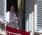 Pope delivers Sunday prayers from Vatican window after suffering mild flu from jab sunday hai