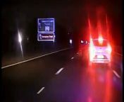 Shocking footage shows the moment a drink-driver was rammed by a police car on a motorway.&#60;br/&#62;Gary Smith&#39;scar was taken out by police to stop him from weaving across the M3 at speeds of up to 100mph while over the limit. &#60;br/&#62;Smith, 36, was spotted just before midnight on Friday December 1 last year driving through Esher, Surrey, in a white Seat Leon using false licence plates.&#60;br/&#62;Officers pursued the car, but instead of stopping, Smith sped off down the A3 towards the M25.&#60;br/&#62;A high-speed pursuit was authorised, with more units joining to try and stop Smith before he crashed into another driver.&#60;br/&#62;When attempting to leave the motorway Smith collided with a police car which was able to ram him to a halt.&#60;br/&#62;He was arrested for dangerous driving, failing to stop, failing to provide for alcohol or drugs, driving whilst disqualified and driving without insurance.&#60;br/&#62;Smith was sentenced to six months in jail at Guildford Crown Court.&#60;br/&#62;He was also fined, disqualified from driving for four years, and must pass an extended test once the disqualification period has ended.&#60;br/&#62;Investigator PC Hayley Jenkins, of Surrey Police, said: “As the footage shows, Smith showed complete disregard both for the law and the safety of anyone else on the road.&#60;br/&#62;“He was lucky the only car he hit was a police car with a specialist driver trained in controlling the collision.”&#60;br/&#62;Surrey Police officers made more than 200 arrests under Operation Limit, a national campaign aimed at tackling drink and drug driving between December 1 and January 1. &#60;br/&#62;Officers also carried out more than 5,000 vehicle checks aimed at catching and educating drivers about the dangers of drink and drug-driving: one of the main causes of why people are killed or seriously injured on our roads.