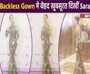 Sara Ali khan looks Stunning and Super Hot in Backless Gown as She Attended FEF India Fashion Awards 2024, Video goes Viral.Watch Video To Know More &#60;br/&#62; &#60;br/&#62; &#60;br/&#62;#SaraAlikhan #FEFIndiaFashionAwards2024 #ViralVideo&#60;br/&#62;~PR.128~ED.140~