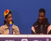 Francis Ngannou says Anthony Joshua was &#39;way better&#39; during post-fight press conferenceSource: Queensberry Promotions