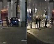 Watch: Moment car driven into Buckingham Palace gates as loud bang heard from loud house dance dance