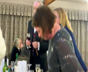 The Loyal Toast was by Crediton Lions President Ann Whitehouse video by Alan Quick