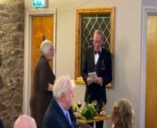 Crediton Lions President Ann Whitehouse speech and presentations video by Alan Quick