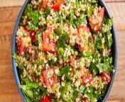 Fresh Tabbouleh Salad is the best possible side dish for grilled meats and veggies.