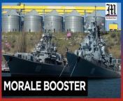 Ukraine weakens Russia&#39;s Black Sea fleet power&#60;br/&#62;&#60;br/&#62;Ukrainian sea drones sink another Russian warship in the Black Sea, contributing to a series of strikes weakening Moscow’s naval power during the ongoing three-year conflict. These successful strikes boost morale for Kyiv&#39;s forces, which are facing Russian attacks along a vast front line. Additionally, challenging Russia&#39;s naval dominance aids Ukrainian grain exports and other shipments from Black Sea ports.&#60;br/&#62;&#60;br/&#62;Photos by AP &#60;br/&#62;&#60;br/&#62;Subscribe to The Manila Times Channel - https://tmt.ph/YTSubscribe &#60;br/&#62;Visit our website at https://www.manilatimes.net &#60;br/&#62; &#60;br/&#62;Follow us: &#60;br/&#62;Facebook - https://tmt.ph/facebook &#60;br/&#62;Instagram - https://tmt.ph/instagram &#60;br/&#62;Twitter - https://tmt.ph/twitter &#60;br/&#62;DailyMotion - https://tmt.ph/dailymotion &#60;br/&#62; &#60;br/&#62;Subscribe to our Digital Edition - https://tmt.ph/digital &#60;br/&#62; &#60;br/&#62;Check out our Podcasts: &#60;br/&#62;Spotify - https://tmt.ph/spotify &#60;br/&#62;Apple Podcasts - https://tmt.ph/applepodcasts &#60;br/&#62;Amazon Music - https://tmt.ph/amazonmusic &#60;br/&#62;Deezer: https://tmt.ph/deezer &#60;br/&#62;Tune In: https://tmt.ph/tunein&#60;br/&#62; &#60;br/&#62;#TheManilaTimes &#60;br/&#62;#worldnews &#60;br/&#62;#ukraine &#60;br/&#62;#ukrainerussiawar &#60;br/&#62;#blacksea