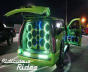 Thousands of specialised LED lights have been used to transform a 2007 Chevrolet Suburban into a light show on wheels. TJ Dickenson, of Titusville, Florida, is behind the pimped-out truck, which he refers to as the ‘Boom X’. It features custom LED lights that respond differently to bass, mids, and treble – creating a fully unique light show. TJ, who has been customising trucks since the mid-90s, told R.Rides: “I did all this myself. There is no truck or car in the automobile world that’s done to this magnitude.