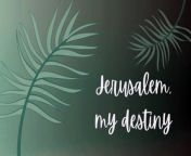 Jerusalem, My Destiny | Lyric Video | Palm Sunday from believer karaoke lyrics