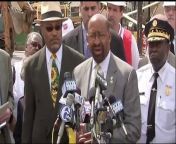Philadelphia Mayor Michael Nutter says search efforts in the rubble of a collapsed building that killed six people will continue through the afternoon.
