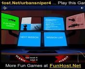 Play Urban Sniper 4 at FunHost.Net/urbansniper4 Urban Sniper is back for the 4th episode. Take on the role of a hired hitman and take out the target. Everything from taking down corrupt cops to taking out cats in a junk yard. Watch out for the twist coming near the end. None stop shooter, action with a story twist that will pull at your heart strings. Use the mouse to pickup the gun. Spacebar to aim and left click shoots.(Stickman Accuracy Stickmen Shooting Shooter Gun Aiming) (Action, Police, Shooting, Sniper, Stickman Game ).&#60;br/&#62;&#60;br/&#62;Play Urban Sniper 4 for Free at FunHost.Net/urbansniper4 on FunHost.Net , The Fun Host of Apps and Games!&#60;br/&#62;&#60;br/&#62;Urban Sniper 4 Game: FunHost.Net/urbansniper4 &#60;br/&#62;www: FunHost.Net &#60;br/&#62;Facebook: facebook.com/FunHostApps &#60;br/&#62;Twitter: twitter.com/FunHost &#60;br/&#62;