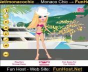 At FunHost.Net/monacochic, Look money for Monaco! Breezy evening outfits and stunning high class style are on the menu for this formal and fashionable vacationing babe.Instructions: Use your mouse to click on the floating clothing and accessory options on the left and to style this Monaco tourist in a variety of saucy, formal or breezy outfits. (Fashion, Girly Game) .&#60;br/&#62;&#60;br/&#62;Play Monaco Chic for Free at FunHost.Net/monacochic on FunHost.Net , The Fun Host of Apps and Games!&#60;br/&#62;&#60;br/&#62;Monaco Chic : FunHost.Net/monacochic &#60;br/&#62;www: FunHost.Net &#60;br/&#62;Facebook: facebook.com/FunHostApps &#60;br/&#62;Twitter: twitter.com/FunHost &#60;br/&#62;
