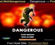 At FunHost.Net/dangerous, The city has been attacked by the rebels, but the base have spotted some locations, and sent you to eliminate them. you have to defeat the rebels, and finish the mission. Controls : Use the left mouse button to shoot (hold press to do rapid fire), press down arrow button to duck or hide, and space button to reload the bullets. (Shooting Game) .&#60;br/&#62;&#60;br/&#62;Play Dangerous for Free at FunHost.Net/dangerous on FunHost.Net , The Fun Host of Apps and Games!&#60;br/&#62;&#60;br/&#62;Dangerous : FunHost.Net/dangerous &#60;br/&#62;www: FunHost.Net &#60;br/&#62;Facebook: facebook.com/FunHostApps &#60;br/&#62;Twitter: twitter.com/FunHost &#60;br/&#62;