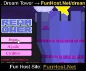 At FunHost.Net/dreamtower, Bounce and bound your way to the top of a mystical dream tower! Left/Right = Move Left Left/Right Right = Run Up = Jump/Enter Door Up Up = Double Jump Up Down = Ground Pound Down = Enter Cannon Make your way to the top of the tower, jumping on enemies to clear them out of the way! If you fall, some progress will be lost but you won&#39;t lose any life. Free your caged friends for extra points. (Jumping Game) .&#60;br/&#62;&#60;br/&#62;Play Dream Tower for Free at FunHost.Net/dreamtower on FunHost.Net , The Fun Host of Apps and Games!&#60;br/&#62;&#60;br/&#62;Dream Tower : FunHost.Net/dreamtower &#60;br/&#62;www: FunHost.Net &#60;br/&#62;Facebook: facebook.com/FunHostApps &#60;br/&#62;Twitter: twitter.com/FunHost &#60;br/&#62;