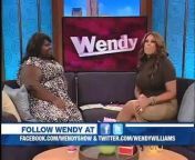 Wendy Williams and Gabby Sidibe act out a fight scene between NeNe and Kim Zolciak from The Real Housewives of Atlanta.