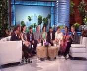 All of the cast was here, and they talked to Ellen about the newest star in their ranks, Portia de Rossi, Ellen&#39;s very own wife!