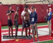Sights and Sounds: Alabama Pro Day 2024 from biday pro toma