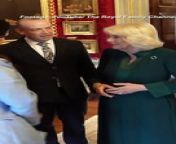 During her Belfast trip, Queen Camilla passes on King Charles’s “very best wishes” to the First Minister of Northern Ireland Michelle O’Neill.