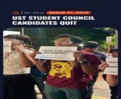 Six student leaders in the University of Santo Tomas withdraw their candidacies for the upcoming central student council elections as the campus administration continues to draw flak for alleged suppression of academic freedom.&#60;br/&#62;&#60;br/&#62;Full story: https://www.rappler.com/philippines/university-santo-tomas-student-council-candidates-quit-censorship-issues-march-2024/