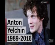 Actor Anton Yelchin, known best for his roles in &#92;