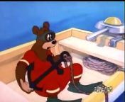Goggle Fishing Bear (1949) with original titles recreation from bd fishing