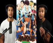 Haikyuu!! 1x1 (FIRST TIME REACTION!) from animekisa tv haikyuu