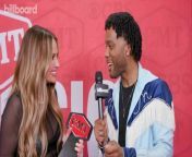 CMT Awards Collaborative Video of the Year winner Carly Pearce caught up with Billboard&#39;s Tetris Kelly on the Winners Walk at the CMT Awards 2024.