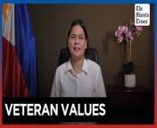 Sara honors Filipinos who fought in WW2&#60;br/&#62;&#60;br/&#62;Vice President Sara Duterte, in her Araw ng Kagitingan message on Tuesday, April 9, 2024, says that Filipino veterans who fought in World War II should be emulated and honored and that the OVP and Department of Education will teach to younger generations the ideals of these veterans.&#60;br/&#62;&#60;br/&#62;Video from OVP Communications&#60;br/&#62;&#60;br/&#62;Subscribe to The Manila Times Channel - https://tmt.ph/YTSubscribe &#60;br/&#62;&#60;br/&#62;Visit our website at https://www.manilatimes.net &#60;br/&#62;&#60;br/&#62;Follow us: &#60;br/&#62;Facebook - https://tmt.ph/facebook &#60;br/&#62;Instagram - https://tmt.ph/instagram &#60;br/&#62;Twitter - https://tmt.ph/twitter &#60;br/&#62;DailyMotion - https://tmt.ph/dailymotion &#60;br/&#62;&#60;br/&#62;Subscribe to our Digital Edition - https://tmt.ph/digital &#60;br/&#62;&#60;br/&#62;Check out our Podcasts: &#60;br/&#62;Spotify - https://tmt.ph/spotify &#60;br/&#62;Apple Podcasts - https://tmt.ph/applepodcasts &#60;br/&#62;Amazon Music - https://tmt.ph/amazonmusic &#60;br/&#62;Deezer: https://tmt.ph/deezer &#60;br/&#62;Stitcher: https://tmt.ph/stitcher&#60;br/&#62;Tune In: https://tmt.ph/tunein&#60;br/&#62;&#60;br/&#62;#TheManilaTimes&#60;br/&#62;#tmtnews &#60;br/&#62;#ovp &#60;br/&#62;#saraduterte&#60;br/&#62;#worldwar2 &#60;br/&#62;#arawngkagitingan