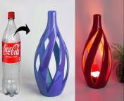 Lighting lamp with corner Flower vase making at home, Plaster flower vase,Pottery making&#60;br/&#62;Subscribe to our channel now to get great videos. Click the link below...............