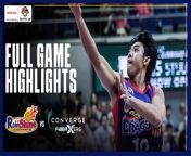 PBA Game Highlights: Rain or Shine dispatches lowly Converge from dream and shine brigher 30 aniversario de