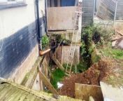 A man fears he’ll never be able to sell his home after his neighbour started “eyesore” renovation work.