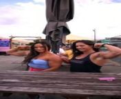 Watch Two Ladies Flexing Arm Muscles_Public Event from sakib khan new cinema flex videogla video myronwap com