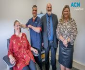 In a first for Northern Tasmania, a transcranial magnetic stimulation (TMS) treatment facility has opened in Launceston. Video by Aaron Smith
