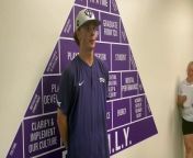 TCU pitcher Caedmon Parker finished the job for the Frogs in the series-clinching 4-3 win on Sunday. Parker talked about the journey that TCU has had so far this season.