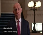 Shadow defence secretary John Healey has urged Israel to pursue a ceasefire in Gaza following Iran&#39;s attack on the country. Mr Healey also urged the UK government to &#92;