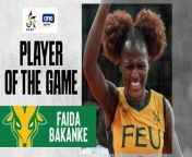 UAAP Player of the Game Highlights: Faida Bakanke pushes FEU to Final Four from hifi audio player