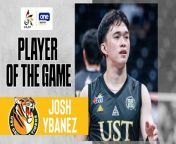UAAP Player of the Game Highlights: Josh Ybanez claws his way to UST win vs UP from give way sensation in the knee