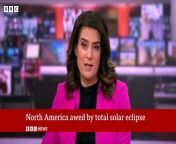 Total solar eclipse North America watches in wonder BBC News