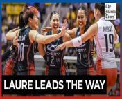 Crossovers on six-game winning streak. &#60;br/&#62;&#60;br/&#62;Eya Laure put on 17 points to lead the Crossovers to its six consecutive win through a straight-set victory against the Akari Chargers, 25-17, 25-20, 25-17, in the Premier Volleyball League (PVL) 2024 All-Filipino Conference at the Sta. Rosa Sports Complex in Laguna on Saturday, April 20, 2024. Laure shared that the key to her consistent performance was coach Emilio &#39;Kung Fu&#39; Reyes Jr.’s trust and her teammates who got her back in each and every match. The Crossovers are now in a four-way tie with Creamline, Choco Mucho, and Petro Gazz at the top with an 8-2 win-loss slate. &#60;br/&#62;&#60;br/&#62;Video by Nicole Anne D.G. Bugauisan&#60;br/&#62;&#60;br/&#62;Subscribe to The Manila Times Channel - https://tmt.ph/YTSubscribe&#60;br/&#62; &#60;br/&#62;Visit our website at https://www.manilatimes.net&#60;br/&#62; &#60;br/&#62; &#60;br/&#62;Follow us: &#60;br/&#62;Facebook - https://tmt.ph/facebook&#60;br/&#62; &#60;br/&#62;Instagram - https://tmt.ph/instagram&#60;br/&#62; &#60;br/&#62;Twitter - https://tmt.ph/twitter&#60;br/&#62; &#60;br/&#62;DailyMotion - https://tmt.ph/dailymotion&#60;br/&#62; &#60;br/&#62; &#60;br/&#62;Subscribe to our Digital Edition - https://tmt.ph/digital&#60;br/&#62; &#60;br/&#62; &#60;br/&#62;Check out our Podcasts: &#60;br/&#62;Spotify - https://tmt.ph/spotify&#60;br/&#62; &#60;br/&#62;Apple Podcasts - https://tmt.ph/applepodcasts&#60;br/&#62; &#60;br/&#62;Amazon Music - https://tmt.ph/amazonmusic&#60;br/&#62; &#60;br/&#62;Deezer: https://tmt.ph/deezer&#60;br/&#62;&#60;br/&#62;Tune In: https://tmt.ph/tunein&#60;br/&#62;&#60;br/&#62;#themanilatimes &#60;br/&#62;#philippines&#60;br/&#62;#volleyball &#60;br/&#62;#sports&#60;br/&#62;